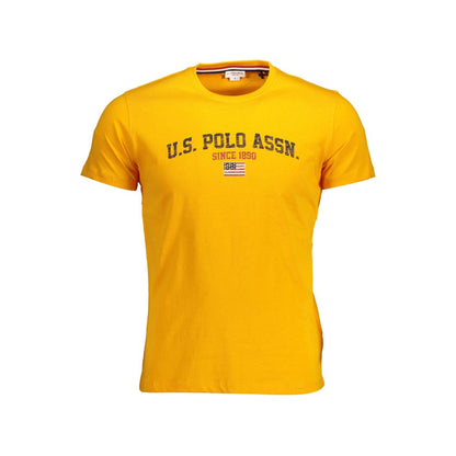 U.S. POLO ASSN. Arancione Cotton Men's T-Shirt