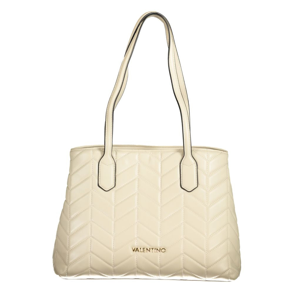 Mario Valentino Beige Polyurethane Women's Handbag