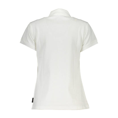 North Sails White Cotton Women Polo