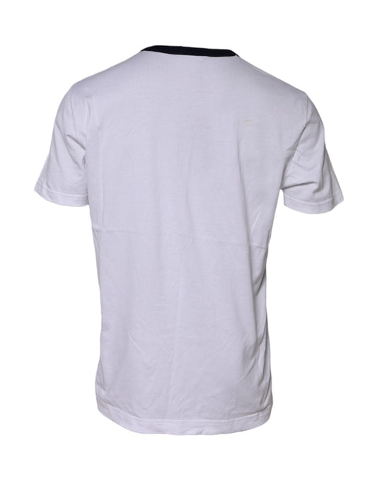 Dolce & Gabbana White DG Logo Print Short Sleeve T-shirt
