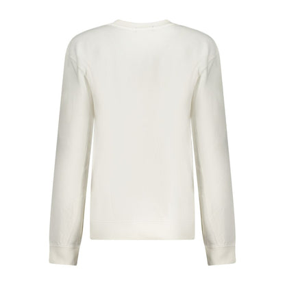 North Sails Bianco Cotton Women Sweatshirt