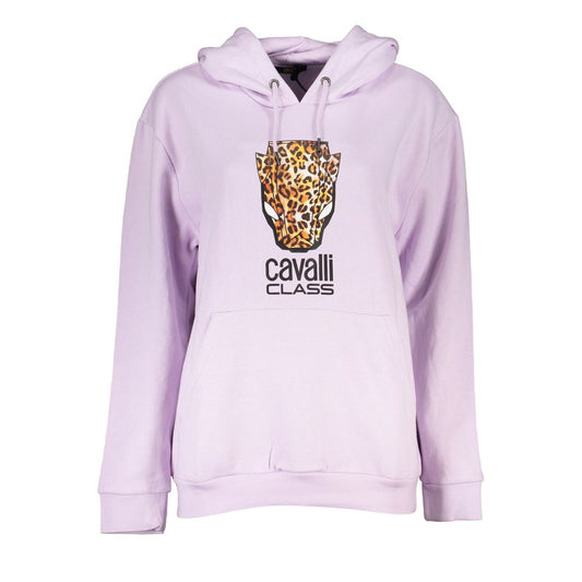 Cavalli Class Purple Cotton Women Sweater