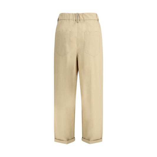 Brunello Cucinelli Cotton Elasticated Pants