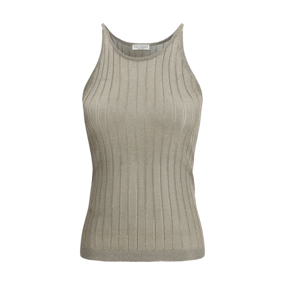 Brunello Cucinelli Lurex Tank Top
