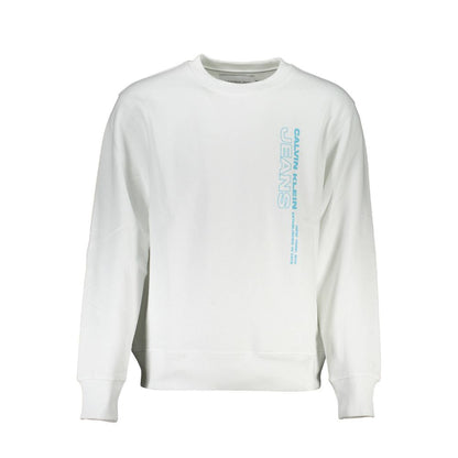 Calvin Klein White Cotton Men Sweater