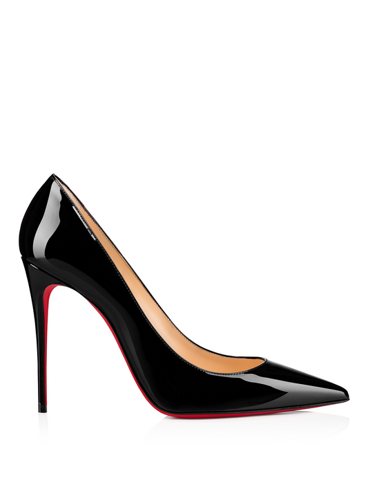 Christian Louboutin Black Patent Leather Kate Décolleté 100