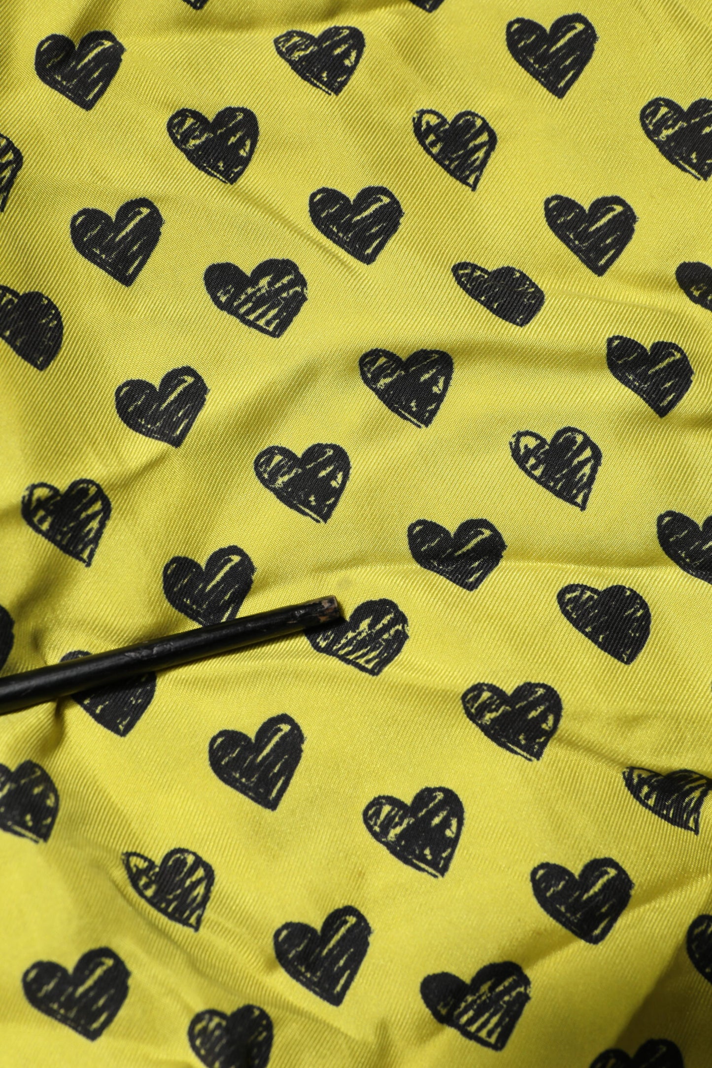 Dolce & Gabbana Yellow Heart Short Sleeves Men Casual Shirt