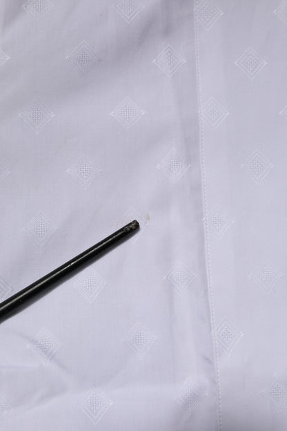 Dolce & Gabbana White Bib Cotton Poplin GOLD Formal Shirt