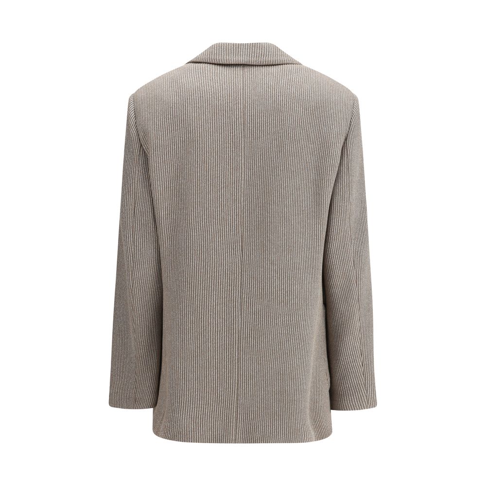 Brunello Cucinelli Gold Cotton Coat