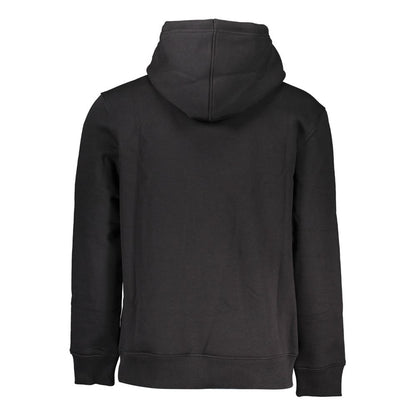 Calvin Klein Black Cotton Men's Sweater Hoodie