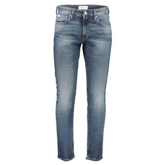 Calvin Klein Blue Cotton Men Jeans