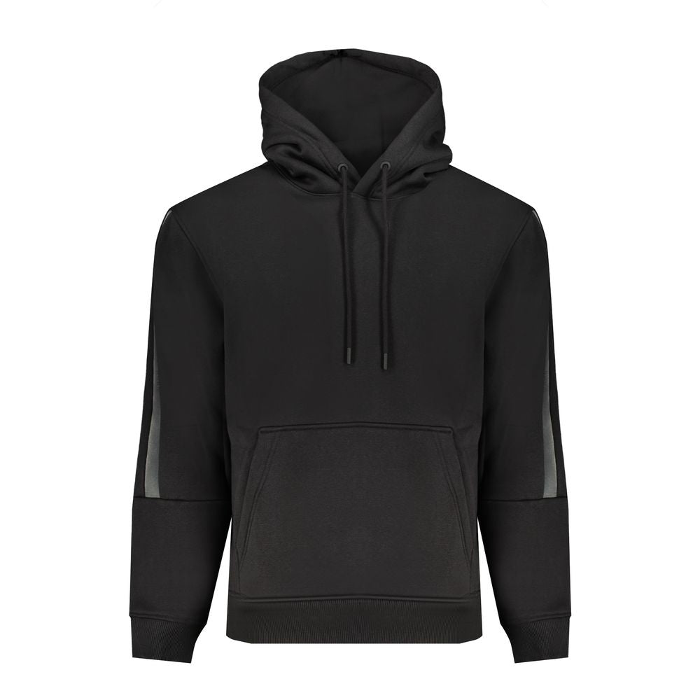 Calvin Klein Black Cotton Men's Hooded Sweater