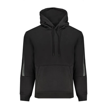 Calvin Klein Black Cotton Men's Hooded Sweater