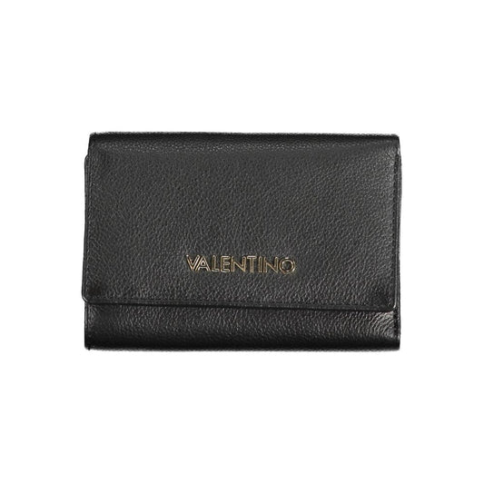 Valentino Black Polyurethane Women's Wallet