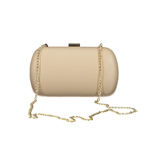 Mario Valentino Beige Polyurethane Women Handbag