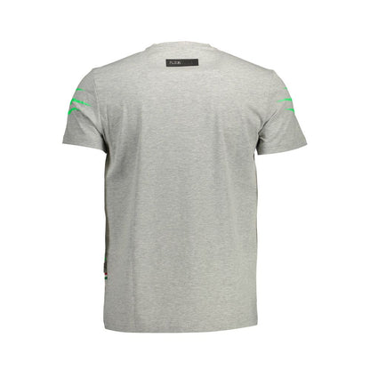Plein Sport Grigio Cotton Men's T-Shirt
