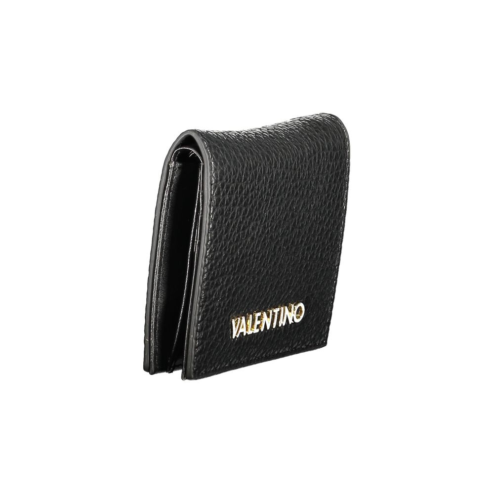 Valentino Black Polyurethane Women's Wallet