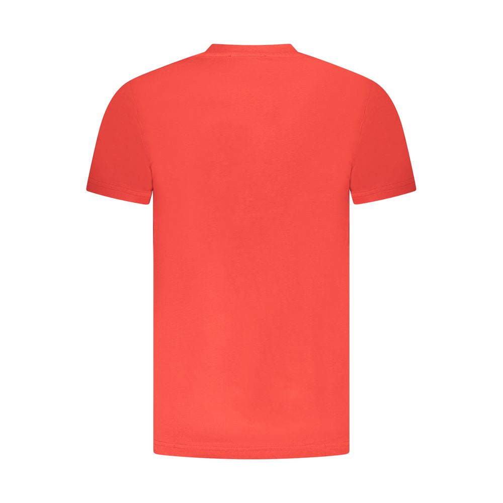 Cavalli Class Red Cotton Men T-Shirt