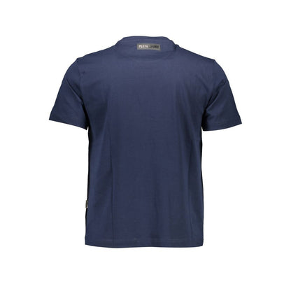 Plein Sport Blue Cotton Men's T-Shirt
