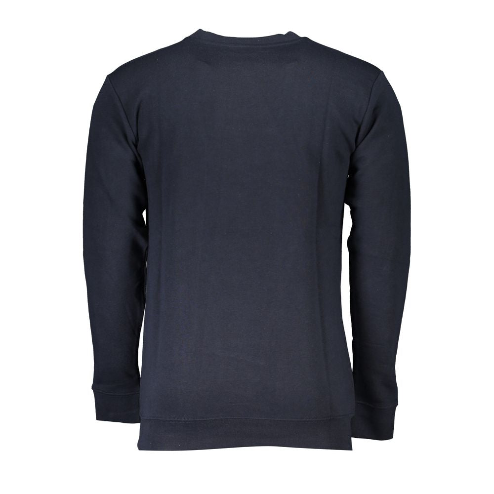 Cavalli Class Blue Cotton Men Sweater
