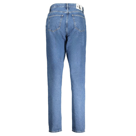 Calvin Klein Blue Cotton Women Jeans