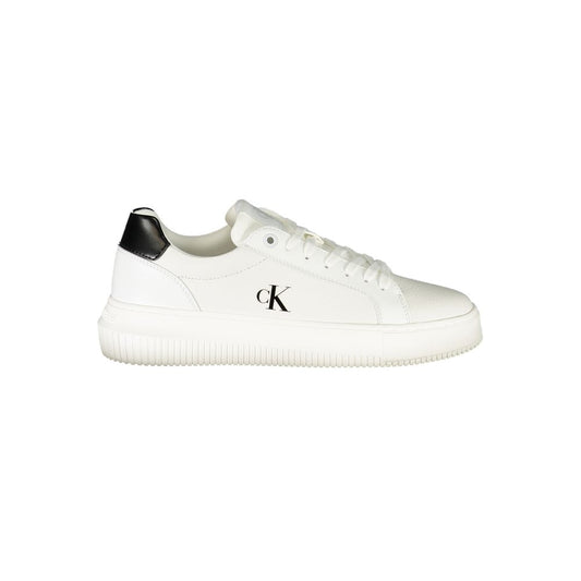 Calvin Klein White Leather Women Sneaker