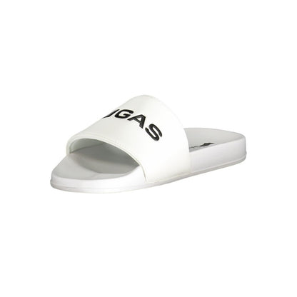 Gas White Polyester Men Sandal