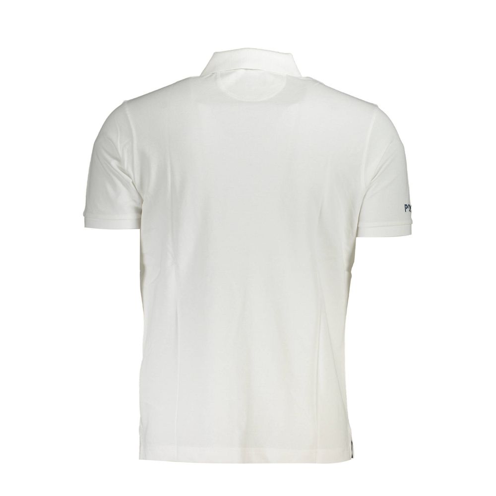 La Martina Bianco Cotton Men Polo