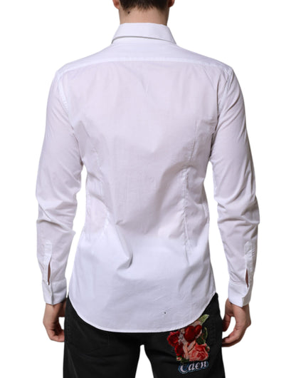 Daniele Alessandrini White Long Sleeves Dress Shirt