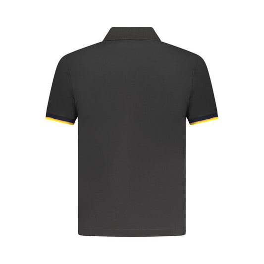 K-WAY Black Cotton Polo Shirt