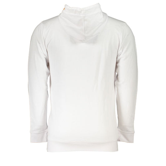 Cavalli Class White Cotton Men Sweatshirt