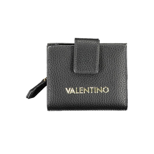 Valentino Black Polyurethane Womens Wallet