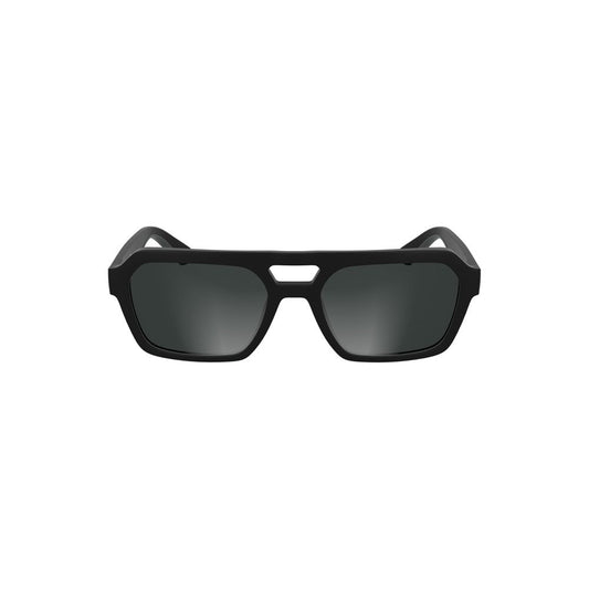 Calvin Klein Black Bio-Based Men Sunglasses