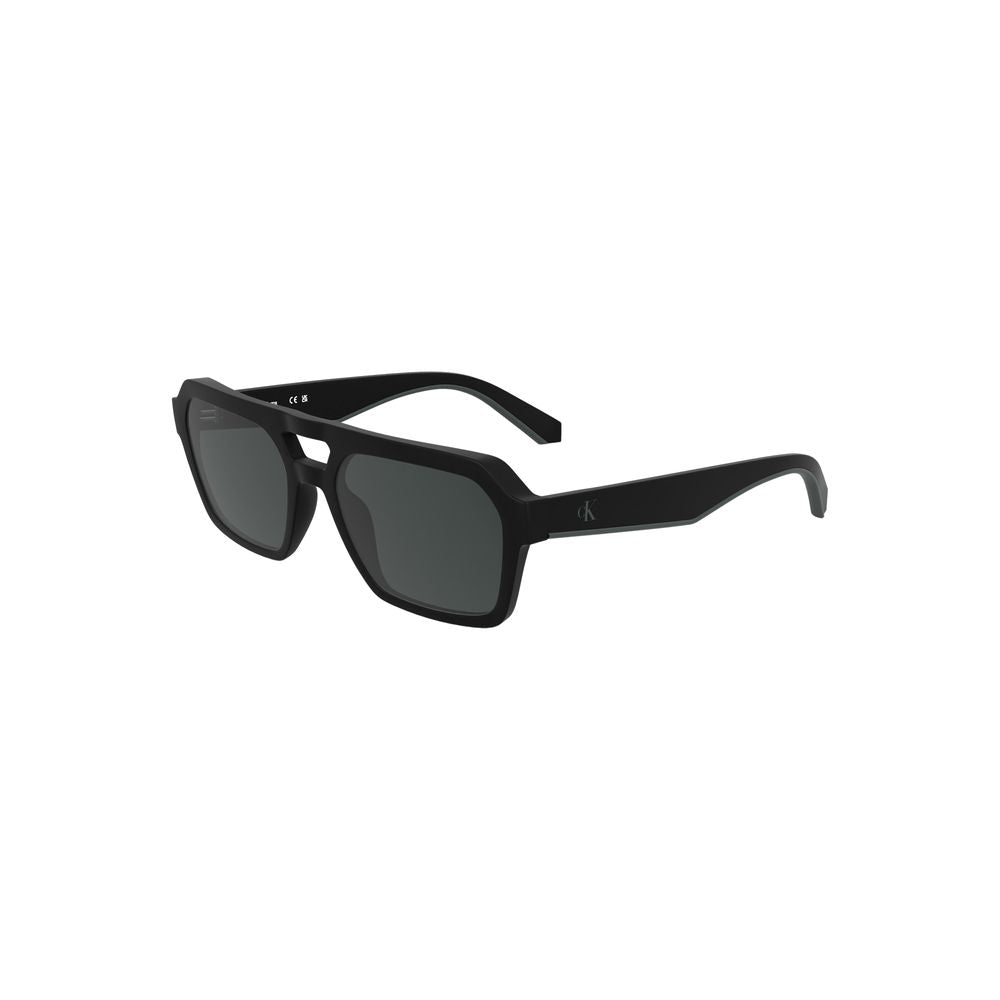 Calvin Klein Black Bio-Based Men Sunglasses