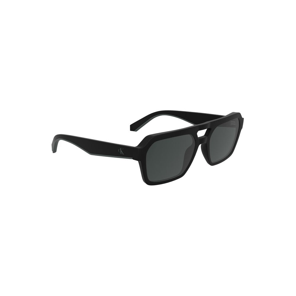 Calvin Klein Black Bio-Based Men Sunglasses