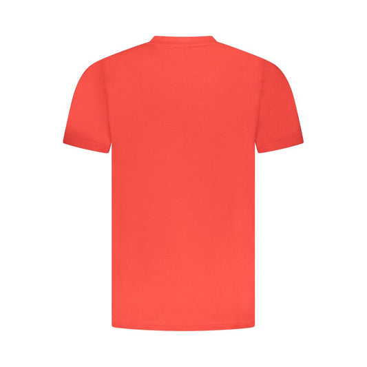 Cavalli Class Red Cotton Men T-Shirt