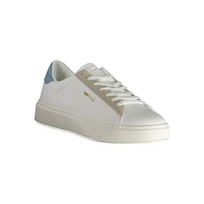 Gas White Polyester Men Sneaker