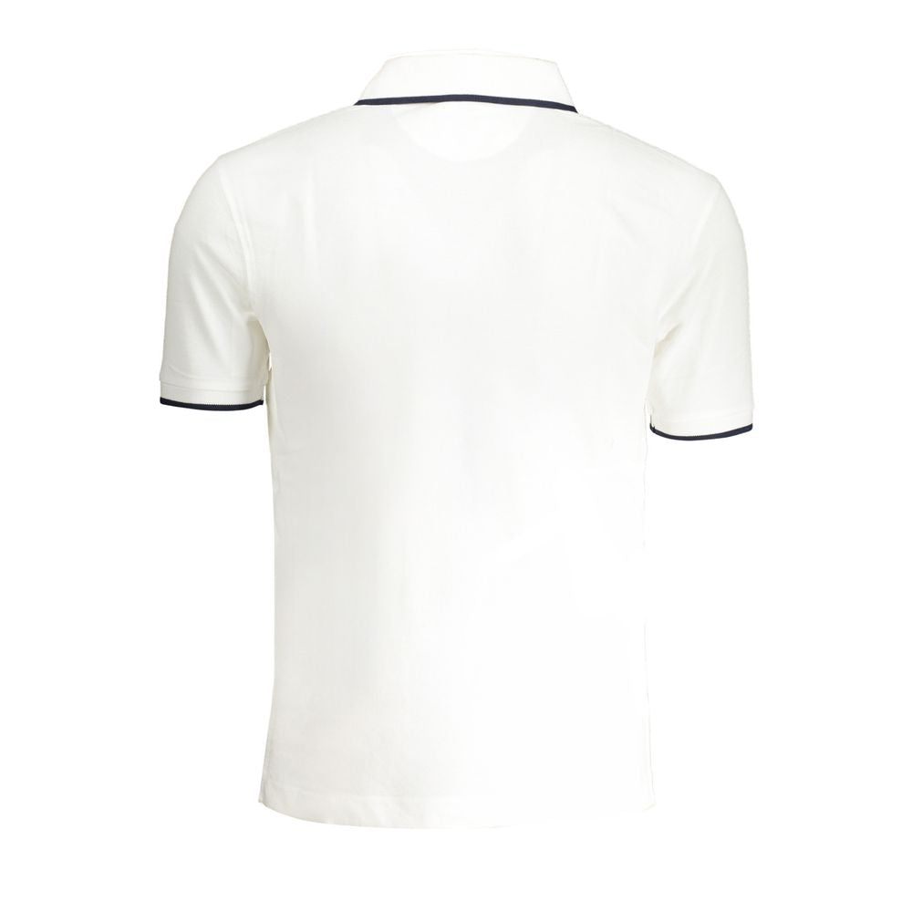 La Martina White Cotton Men's Polo Shirt