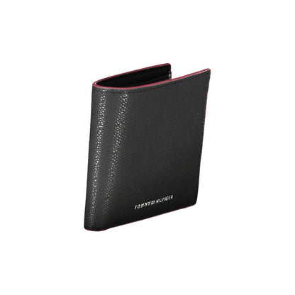 Tommy Hilfiger Black Leather Men Wallet
