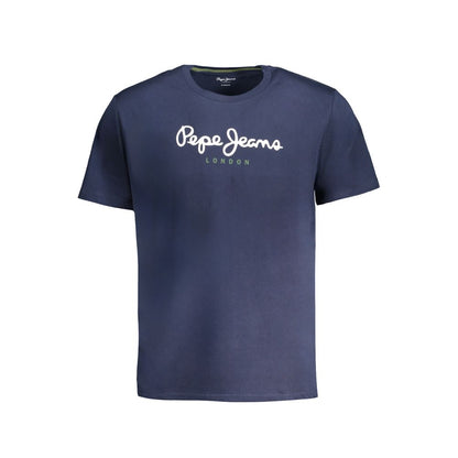 Pepe Jeans Blue Cotton Men T-Shirt