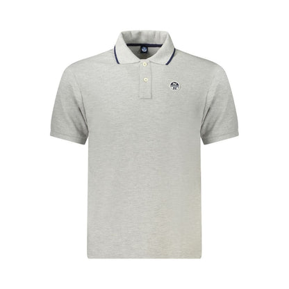 North Sails Grigio Cotton Men Polo