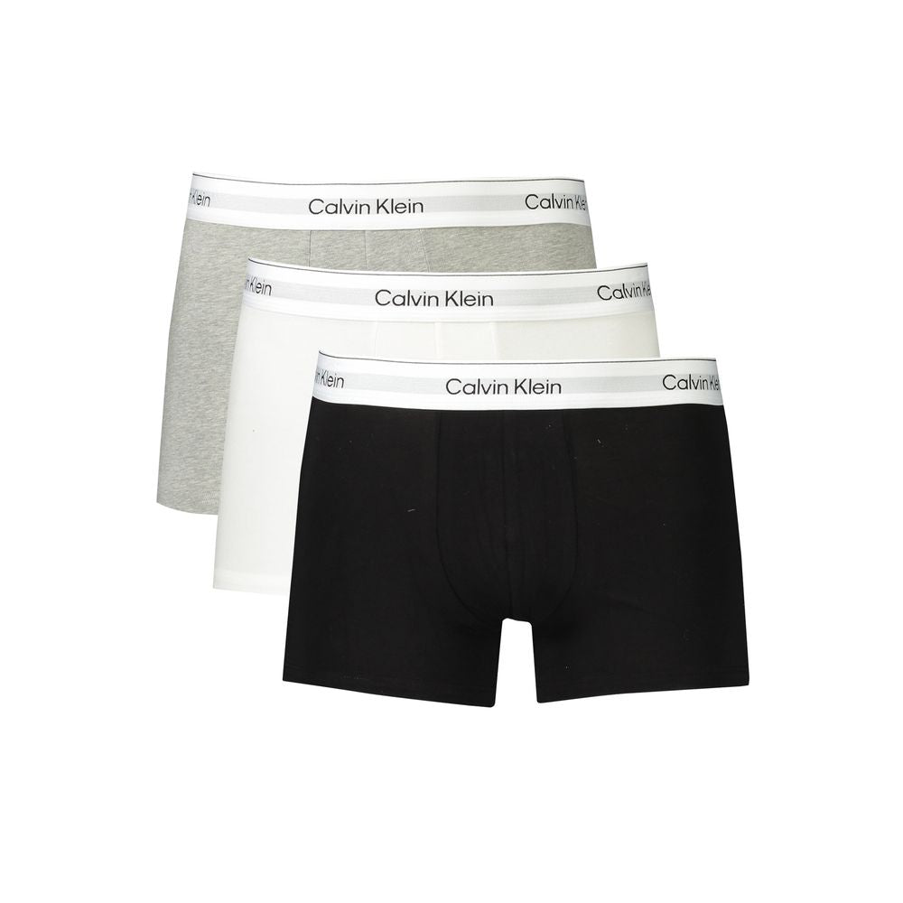 Calvin Klein Brown Cotton Men Boxer