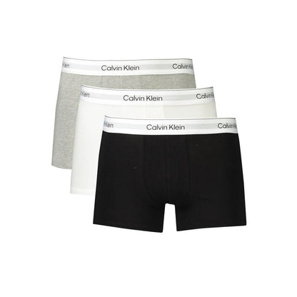 Calvin Klein Brown Cotton Men Boxer