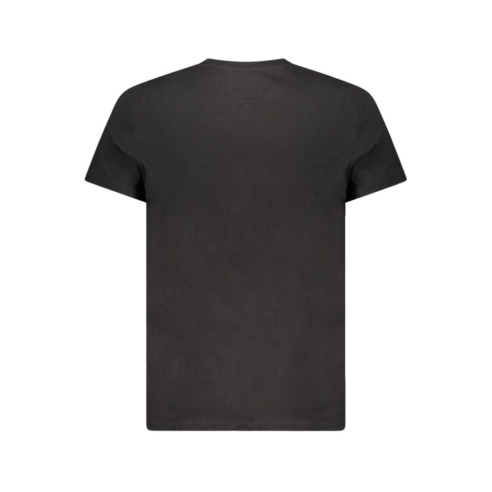 Tommy Hilfiger Black Cotton Men's T-Shirt