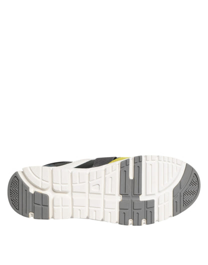 Dolce & Gabbana Multicolor Lace Up Low Top Men Sneakers Shoes