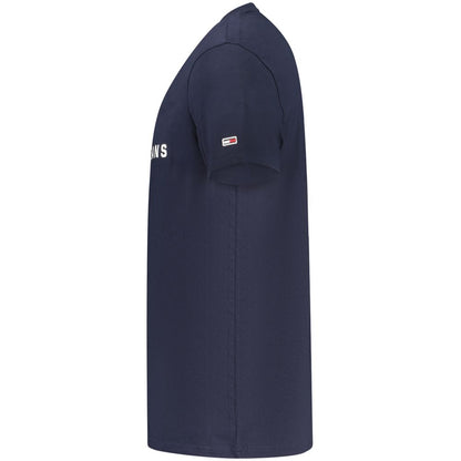 Tommy Hilfiger Blue Cotton Men's T-Shirt