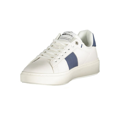 Gas White Polyester Men Sneaker