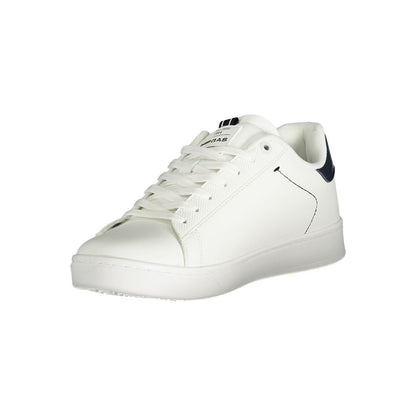 Gas White Polyester Men Sneaker