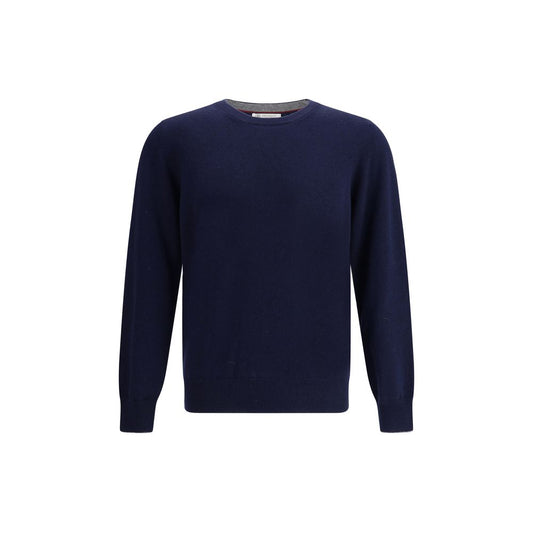 Brunello Cucinelli Blue Cashmere Cashmere Sweater