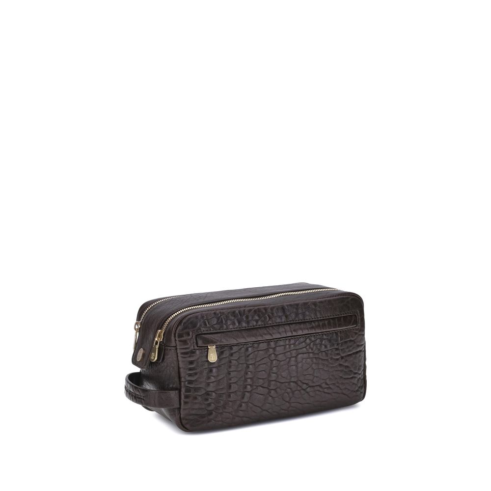 Brunello Cucinelli Brown Calf Leather Bos Taurus Other Accessories